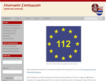 Tablet Screenshot of feuerwehr-evenhausen.de